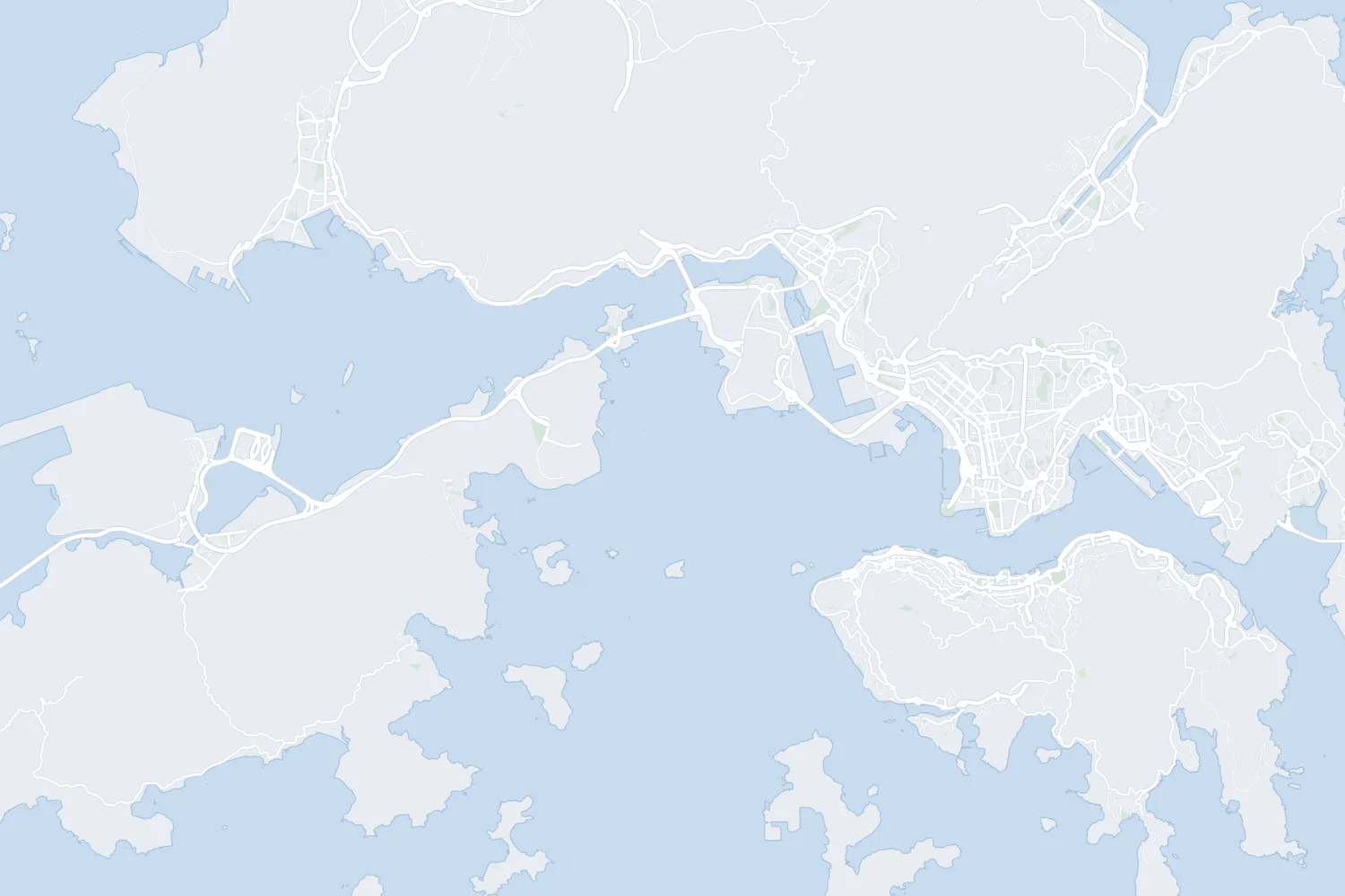 香港的士路線地圖：太古至機場